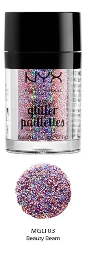Sombra De Ojos Nyx Glitter Multi-uso Rostro Y Cuerpo 03 Beauty Beam