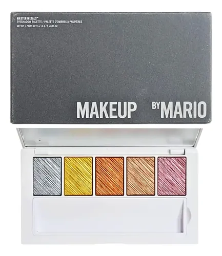 Paleta de Sombras Metalizadas Makeup by Mario Multicolor 5 Tonos