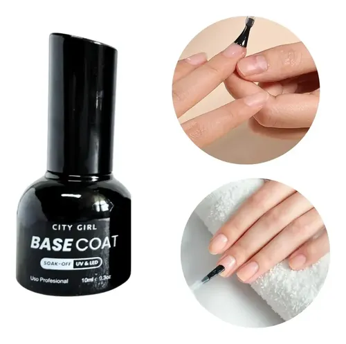 Base Coat City Girl 10ml Para Esmalte Semipermanente Uv Led