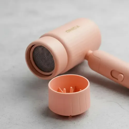 Mini Secador De Pelo Plegable Onica Cuidado De Cabello Viaje Color Rosa