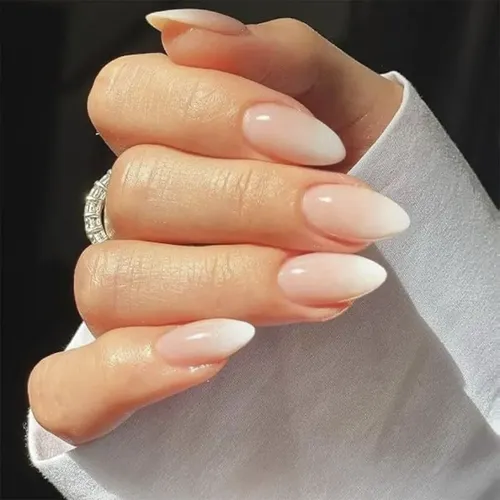 Uñas Soft Gel 500u Flexibles Almendra Corta Transparente