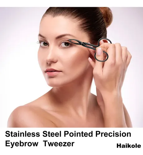 Pinzas Haikole Para Mujer, Vello Facial, 3 Piezas, Cejas