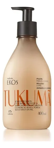 Crema Hidratante Corporal Ekos Tukuma 400 Ml Natura