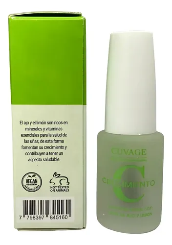 Tratamiento Fortalecedor Uñas Crecimiento Ajo Limon Cuvage