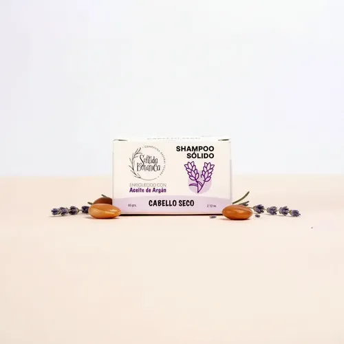 Shampoo Sólido Cabello Seco Sentida Botánica Vegano 60g