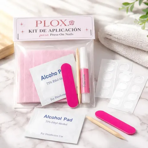 Kit X10 Pcs Aplicación Para Press On Uñas Postizas Pegamento Kit Aplicación Uñas