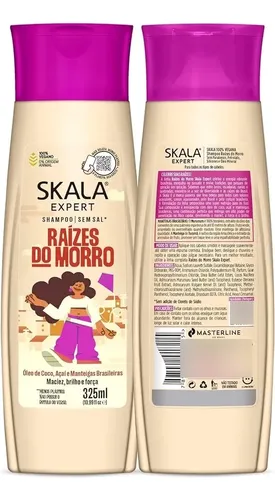 Kit Shampoo + Acondicionador Skala Raizes Do Morro Vegano