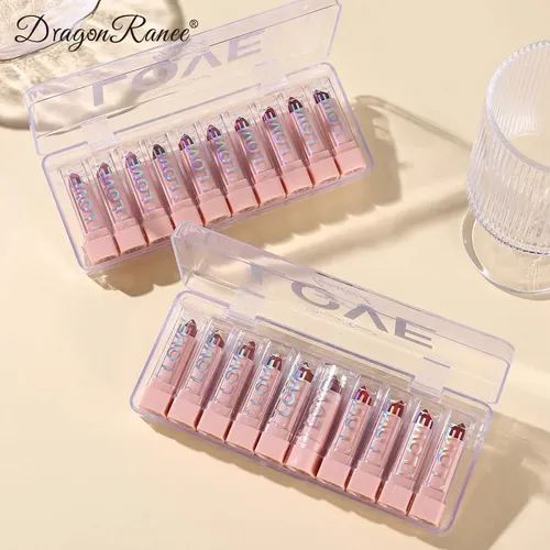 Set De Minipintalabios U 10 Skin Tone En Caja De Regalo,