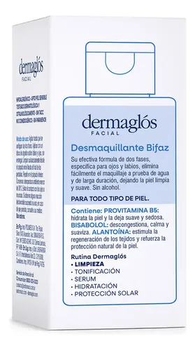 Dermaglós Facial Desmaquillante Bifaz De Ojos 100ml