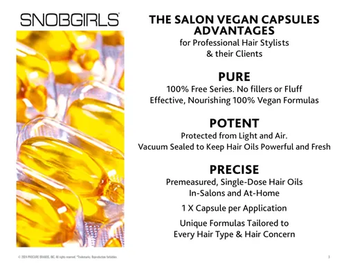 Cápsulas De Aceite Capilar Snobgirls Strongforce Strength Re