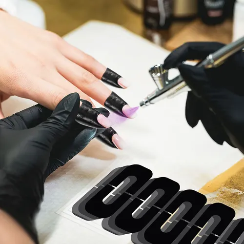 Ww 100 Hojas De Protectores De Esmalte De Uñas Ww