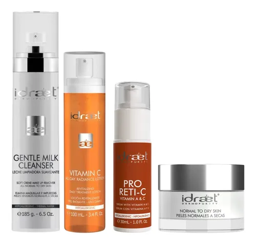 Rutina Skincare Rejuvenece Piel Seca Antiage Antiedad Idraet