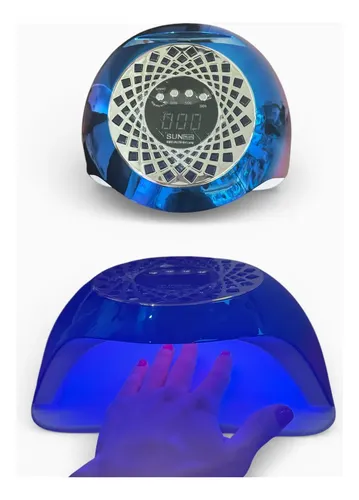 Cabina Para Uñas C/ Portacelular Uv/led Sun 268w