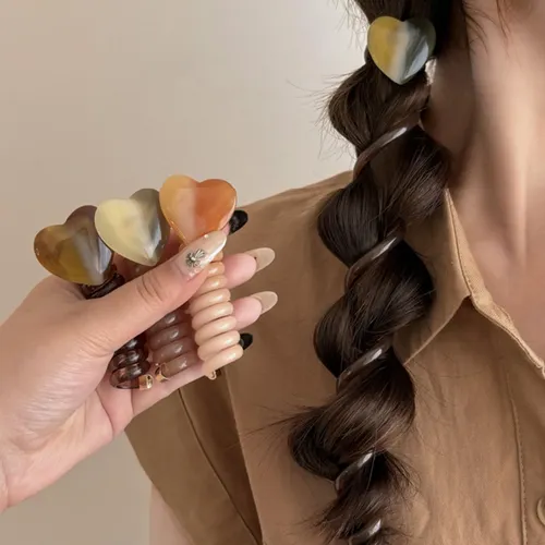 4 Cintas Para El Pelo En Espiral, Elásticas Y Suaves Que No