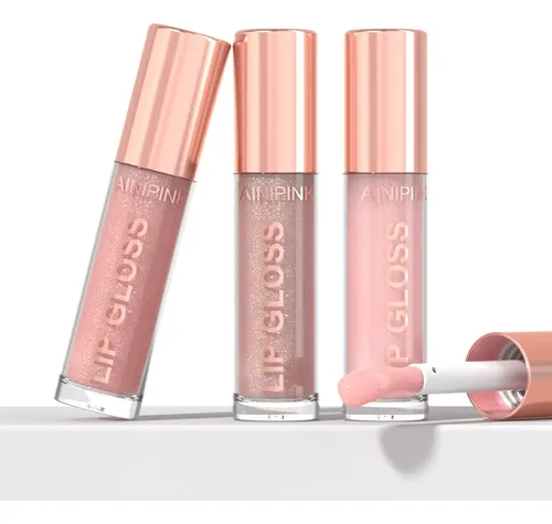 Conjunto Ainipink C/ 6 Brilhos Labiais Cintilantes