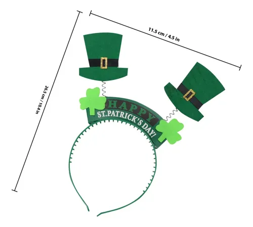 3 Unidades De Cabello Creativo Para El Día De San Patricio,