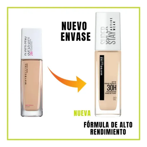 Base de Maquillaje Líquida Maybelline Superstay Active Wear Tono Sun Beige 310 30 ml