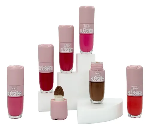 Rubor Tejar Liquid Blusher Líquido 9ml 3 Unidades