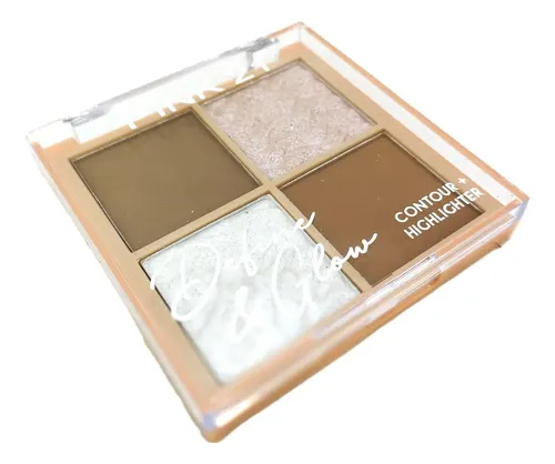 Paleta Maquillaje Iluminador Contorno Define & Glow Pink 21