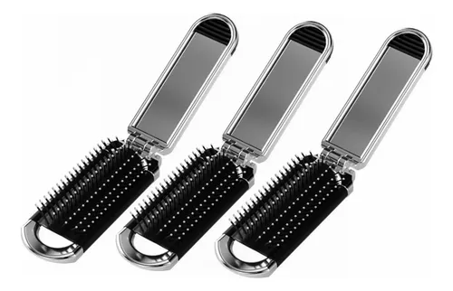 Mini Peine Plegable Para Cabello Con Espejo
