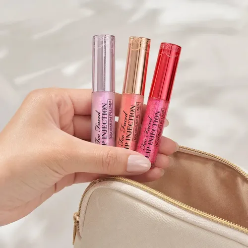 Set Too Faced Lip Injection Plump Pretty Kisses 3 Gloss Mini