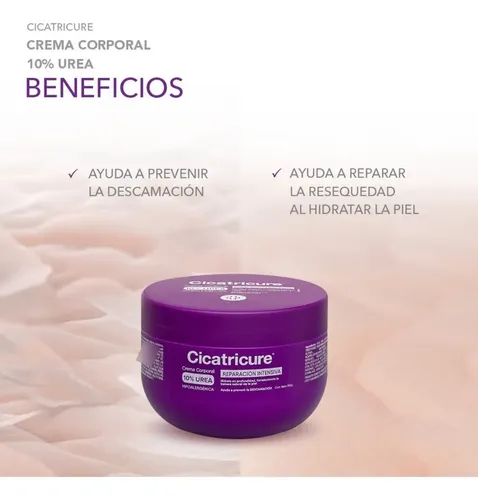 Cicatricure Crema Reparación Intensiva Urea 10% 250g Pack 2u