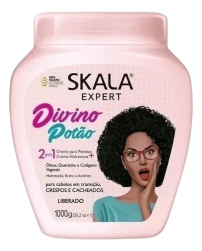 Skala Divino Potao Mascara 1kg + Sh Y Acond Divino Crespo