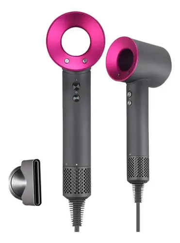 Secador De Pelo Profesional 2400w Koryn F/c 3 Velocidades Rosa