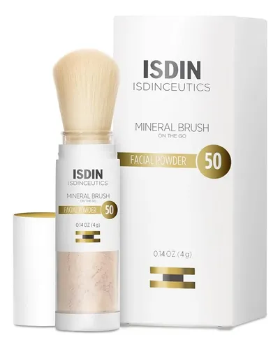 Polvo En Pincel Mineral Isdin 15g Protección Uv Para Piel