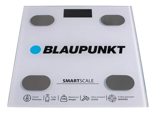 Balanza Digital Blaupunkt Smart Scale App Para Seguimiento Color Blanco