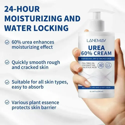 Zlu Crema De Urea Al 60% For Pies Agrietados Y Piel Seca Er