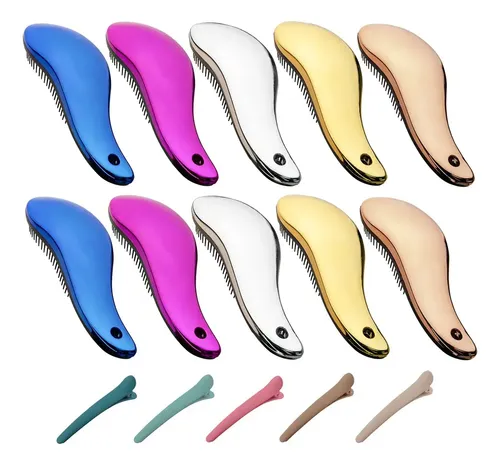 W 10pcs Cepillo Para Extensiones Cabello Peine Para *