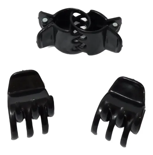 Hebilla Broche De Pelo Irrompibles 3d Mediano X 12 Unidades