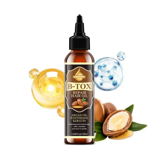 Aceite Reparador De Keratina Con Aceite De Argán