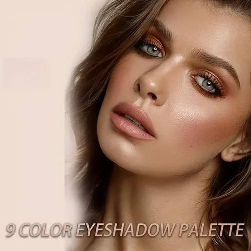 Paleta Nude Brown & Rose Gold, Duradera Y Delineador De Ojos