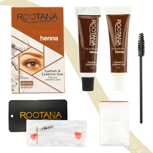 Henna Perfilador De Cejas Tinte Rootana Varios Tono Completo