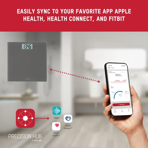 Báscula De Baño Taylor Smart Digital Con Capacidad De 400 Li