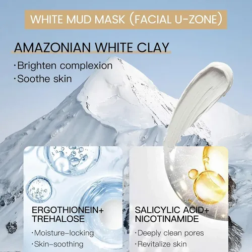 Mascarilla De Arcilla Dual, Venrock, 70g Cada Una, Cuidado