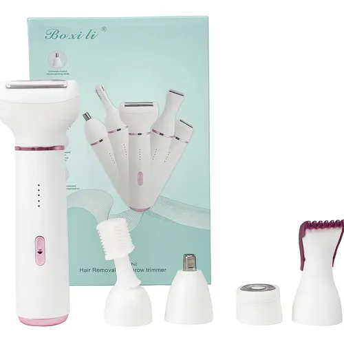 Depiladora Facial Corporal 5 En 1 Eléctrica Recargable Usb
