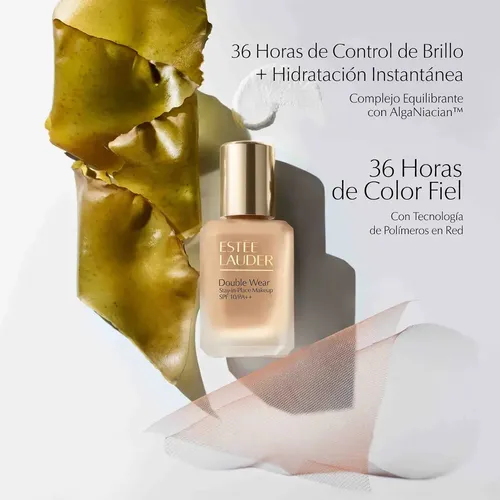 Base Líquida De Maquillaje Estée Lauder Double Wear Stay-In-Place FPS 10 30ml | Tono 2C2 Pale Almond | Cubritiva Larga Duración Acabado Mate