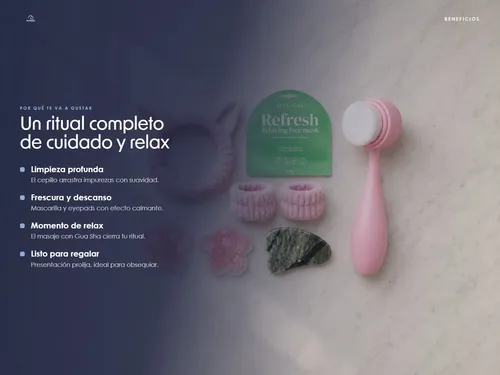 Kit Skincare Facial Limpieza Hidratante Vincha Guasha