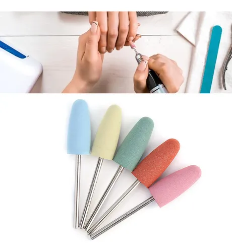 Juego De Brocas De Goma For Uñas, 5 Unidades .