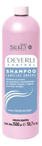 Shampoo Silkey Deyerli Para Cabellos Grasos X 1500 Ml