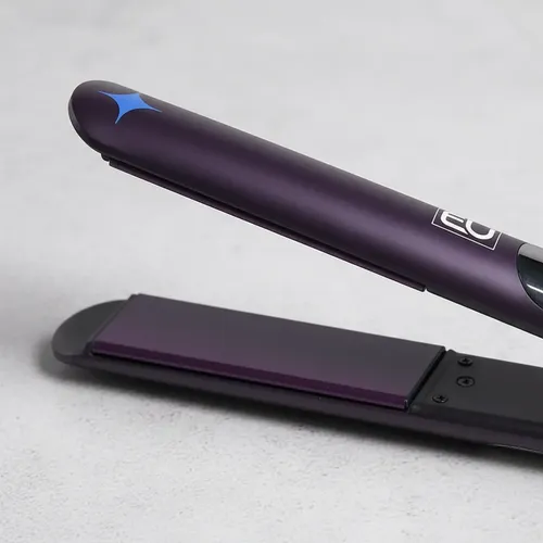 Planchita Pelo Eurobeauty Slim Digital Led Eb-hs071 Púrpura