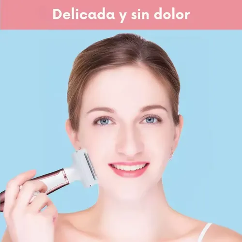 Depiladora Eléctrica Mujer 4 En 1 Recarga Usb Facial Cuerpo