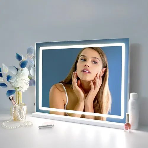 Espejo De Maquillaje Lilyhome, 58 X 46 Cm, Led, 10 X Magg Us