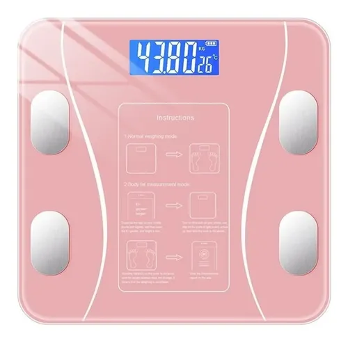 Balanza Digital de Baño Personas hasta 180 kg color Cromada