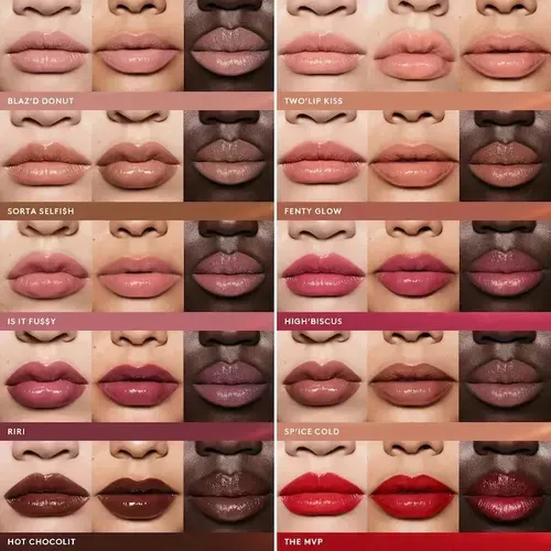 Fenty Beauty Gloss Bomb Stix High Line Brillante Hot Chocoli Color Nude Hot Chocolit