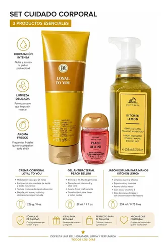 Kit Cuidado Personal Jabon Liquido Mas Crema Corporal