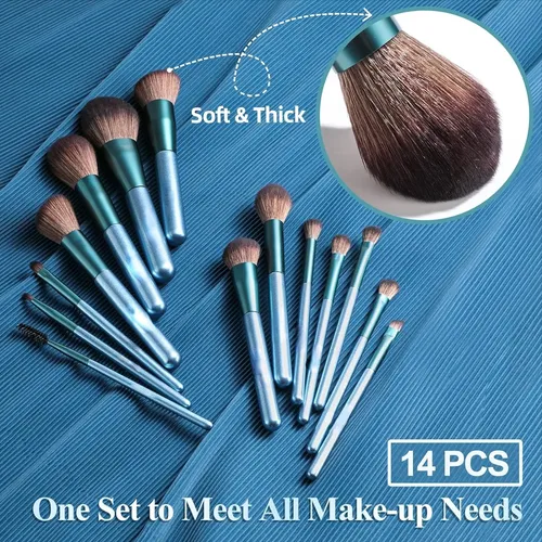 Set De Brochas De Maquillaje Profesional Sintético De Primer